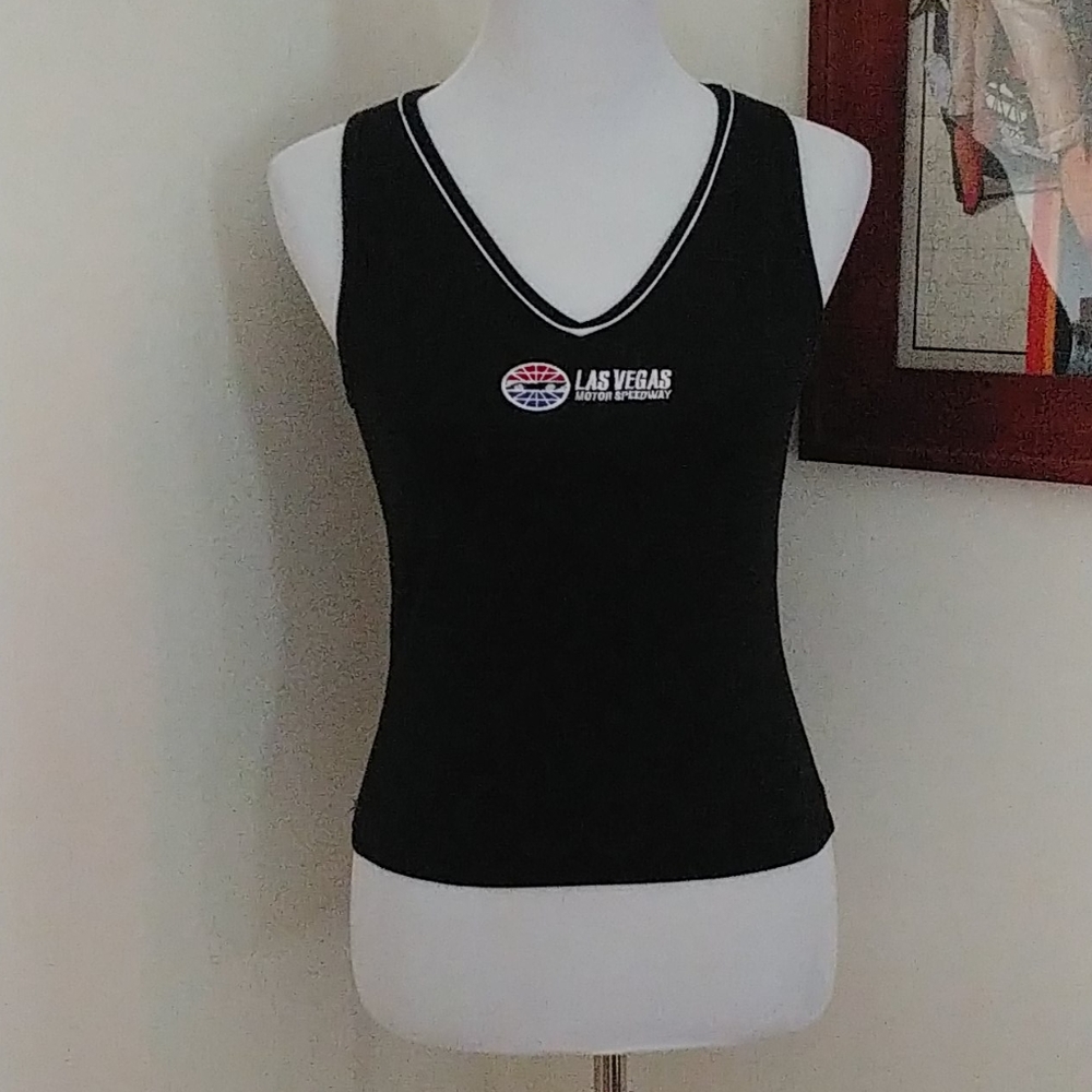 Las Vegas Motor Speedway logo tank top